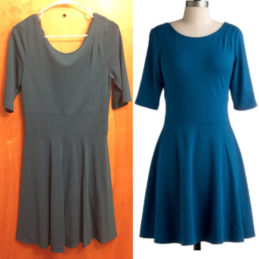 NWOT ModCloth blue A-Line dress